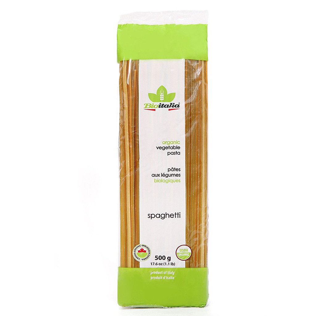 Mì spaghetti vị rau củ - Bioitalia - 500g