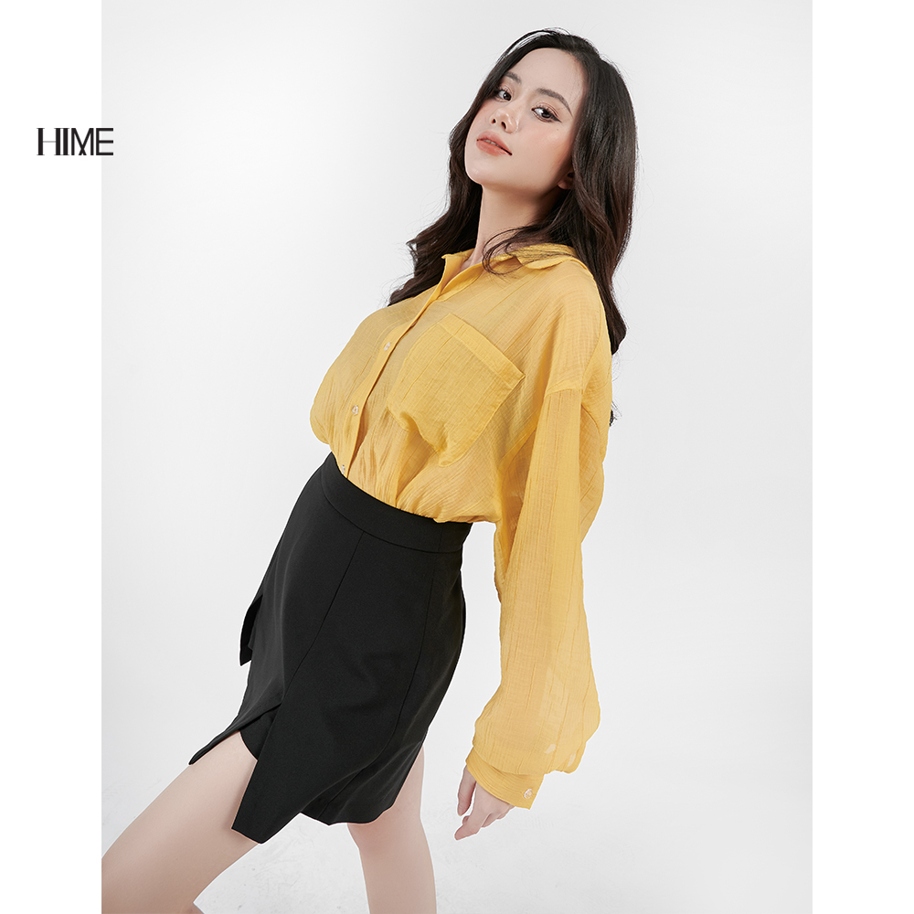 Áo sơ mi dáng rộng hime h086