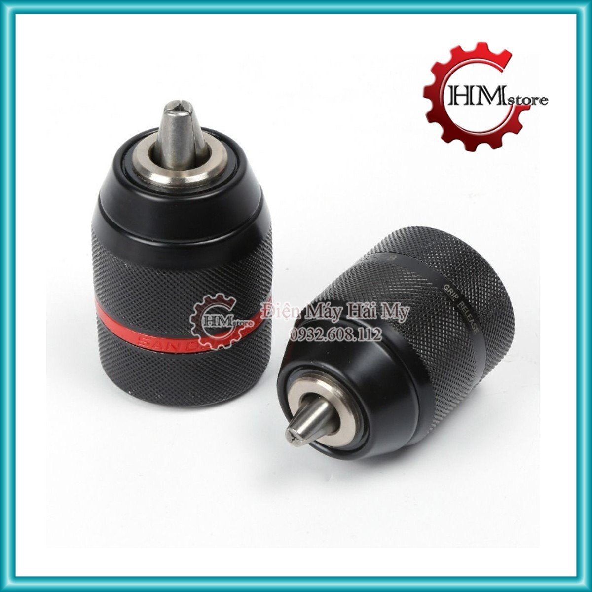 Đầu khoan auto lock 13mm - Đầu máy khoan pin AUTOLOCK dùng thay thế hoặc kết hợp với cốt chuyển từ đầu vít, bulon sang đầu kẹp - Đầu chuyển đổi máy khoan - HẢI MY STORE