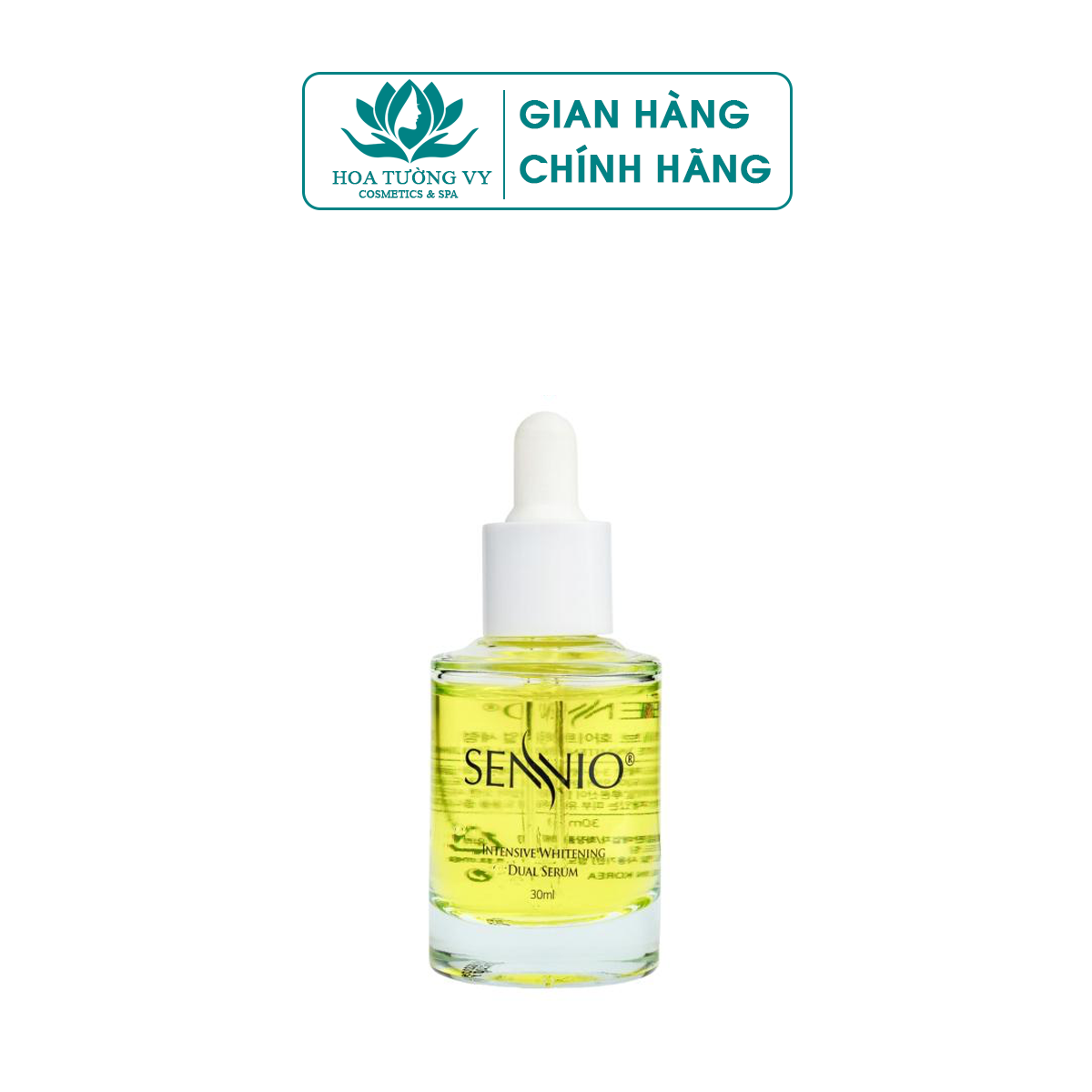 Serum dưỡng da Sennio Intensive Whitening Dual dưỡng da nám trắng da mặt chính hãng Hàn Quốc 30ml