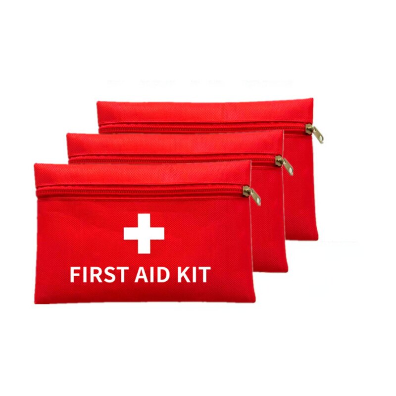 Kit de primeiros socorros sacos enfermeira vermelho ferramentas médicas