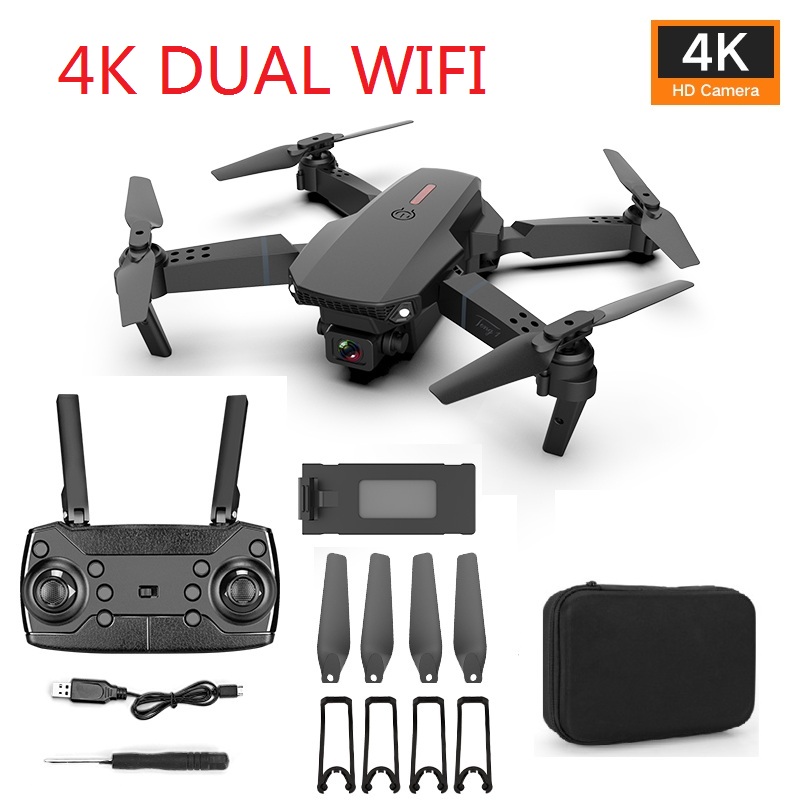 3C[Giao hàng 24H]Máy Bay Điểu Khiển Từ Xa 4 Cánh, Flycam E88 Pro, Fly cam giá rẻ, Máy Bay Không Người Lái, Play camera giá rẻ hơn F11 Pro 4k, Mavic 2 Pro, SG700, Air 2S, L900 pro, L106 pro