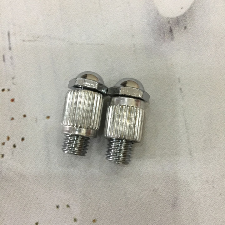 [ 1 ĐÔI] ỐC chân gương gắn xe Wave RS - S110 màu BẠC , ĐỎ , XANH DƯƠNG ly 10, độ xe máy siêu chất