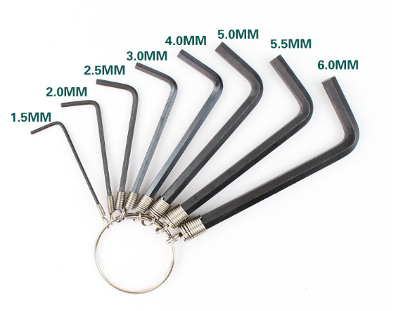[HCM]Bộ Lục Giác 8 cây đủ size  - Bộ lục giác hệ mét 8 cây từ 2mm đến 10mm CHẤT LƯỢNG -BỘ LỤC GIÁ ĐA NĂNG THÉP KHÔNG RỈ - BO LUC GIAC - Bộ chìa vặn lục giác 8 cây