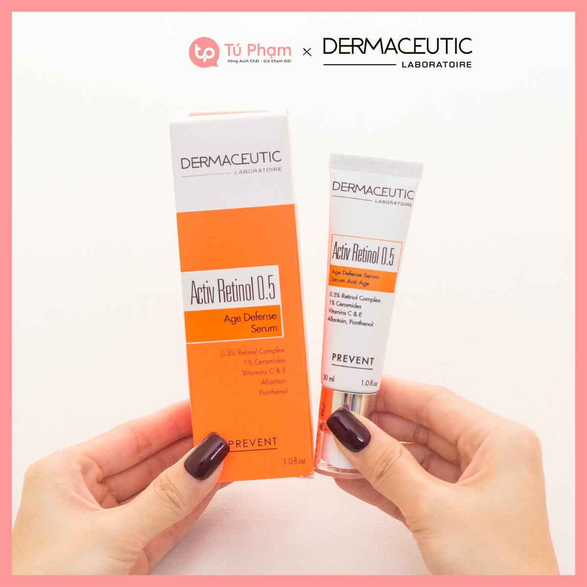 Tinh Chất Chống Lão Hóa Dermaceutic Activ Retinol 0.5 Intense Age Defense Serum 30ml
