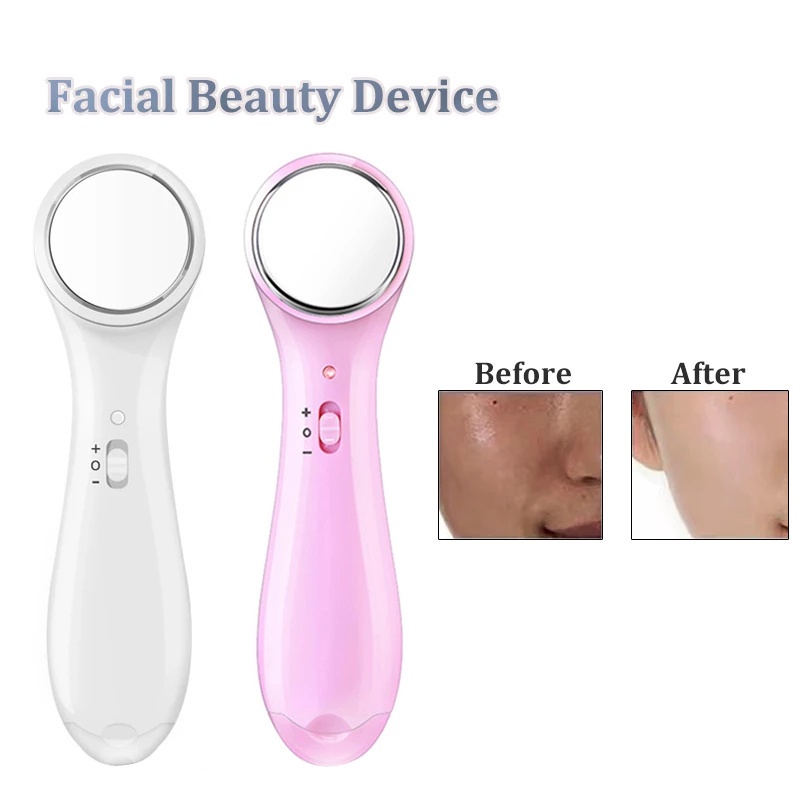 [Hàng mới về] Máy massage nâng cơ mặt bằng sóng siêu âm ion giúp trẻ hóa làn da hiệu quả Máy Massage Mặt ION Hot and Cold Chính Hãng