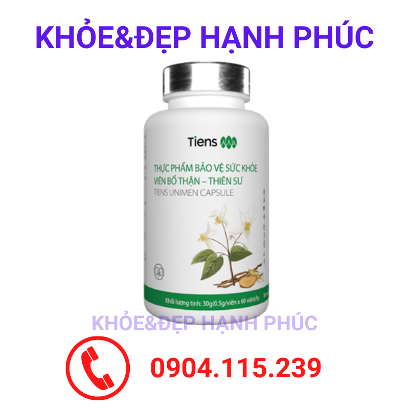 Viên bổ thận tiens - thiên sư – 60 viên/lọ