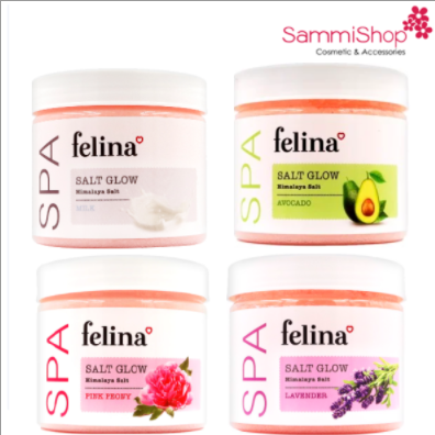 Felina muối tắm tẩy tế bào da chết 500g