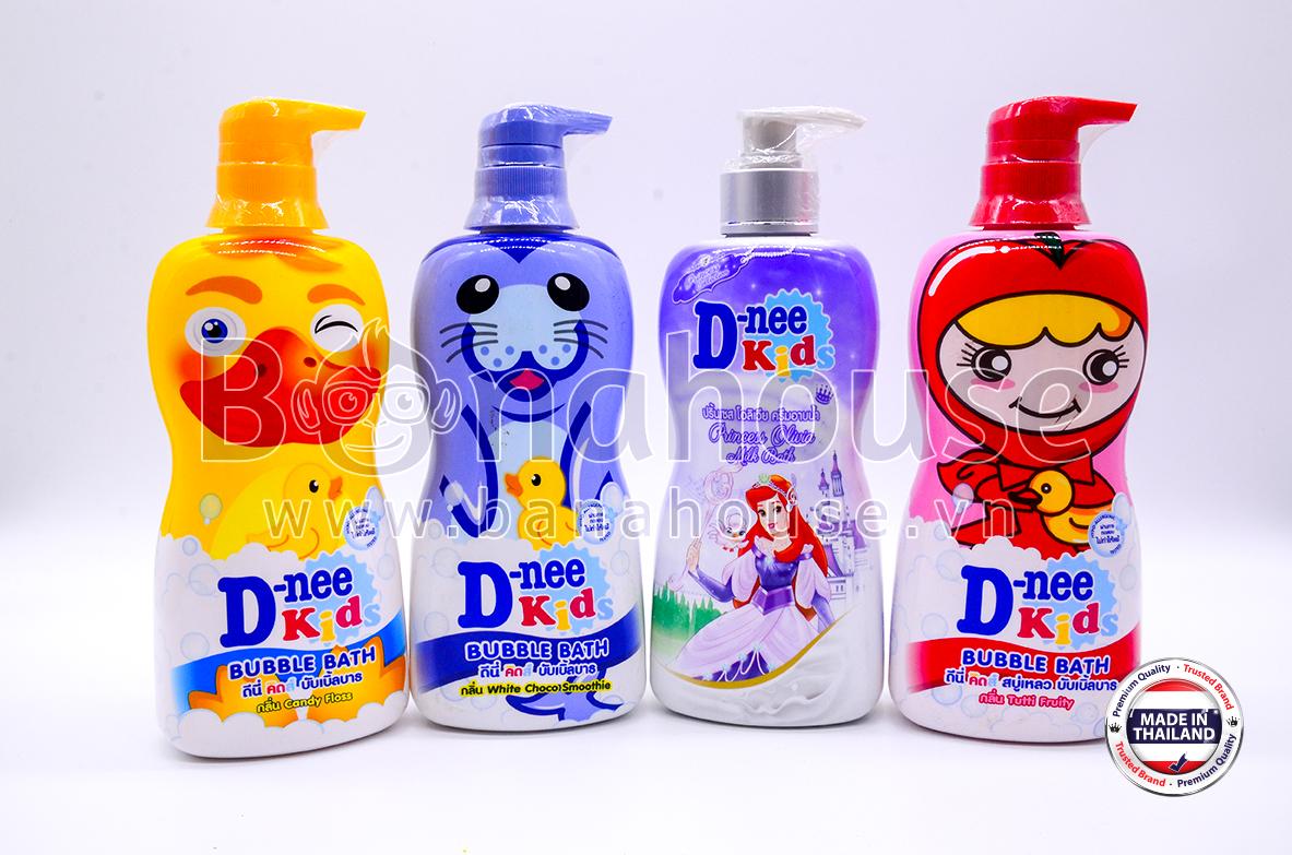 Sữa tắm tạo bọt D-nee kids chai 400 ml
