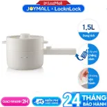 Nồi điện đa năng LocknLock 1.5L EJP436IVY Electric Multi Pot -  Hàng chính hãng, chống dính có tay cầm - JoyMall