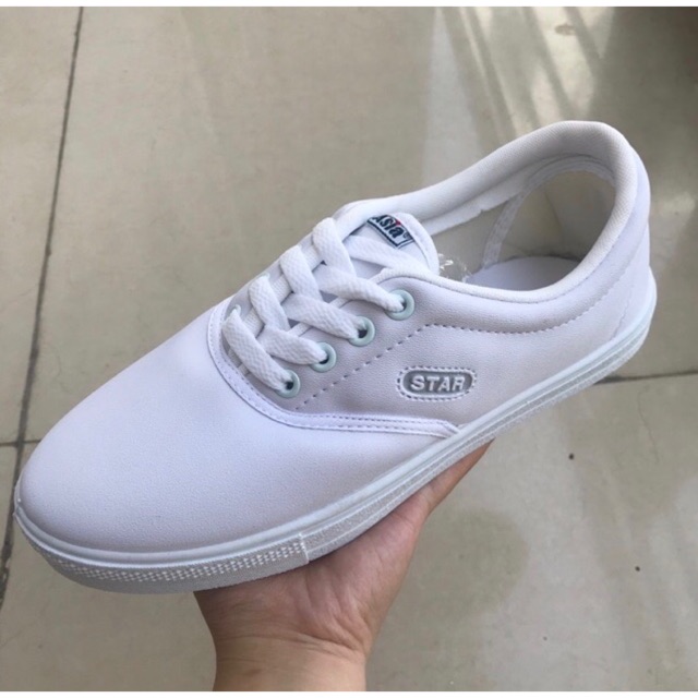 Giày thể thao ASIA da simili trắng Nam/Nữ