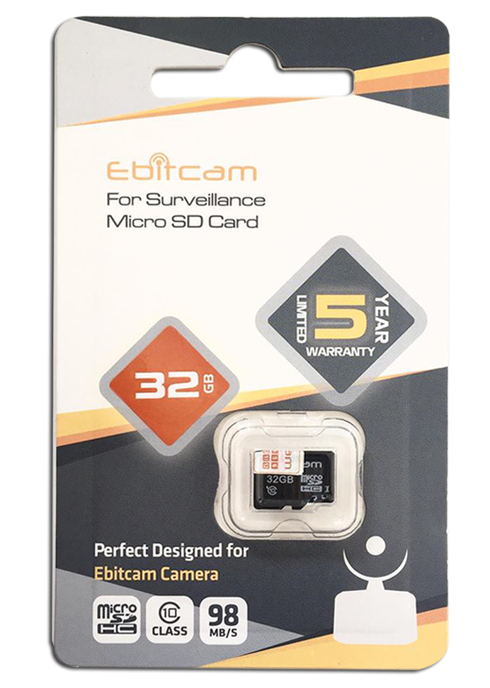 Thẻ nhớ Ebitcam 32GB Ultra Class 10 - Chuyên dành camera giám sát