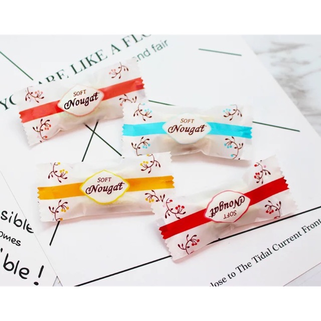 200 túi đựng kẹo nougat hình chữ nougat