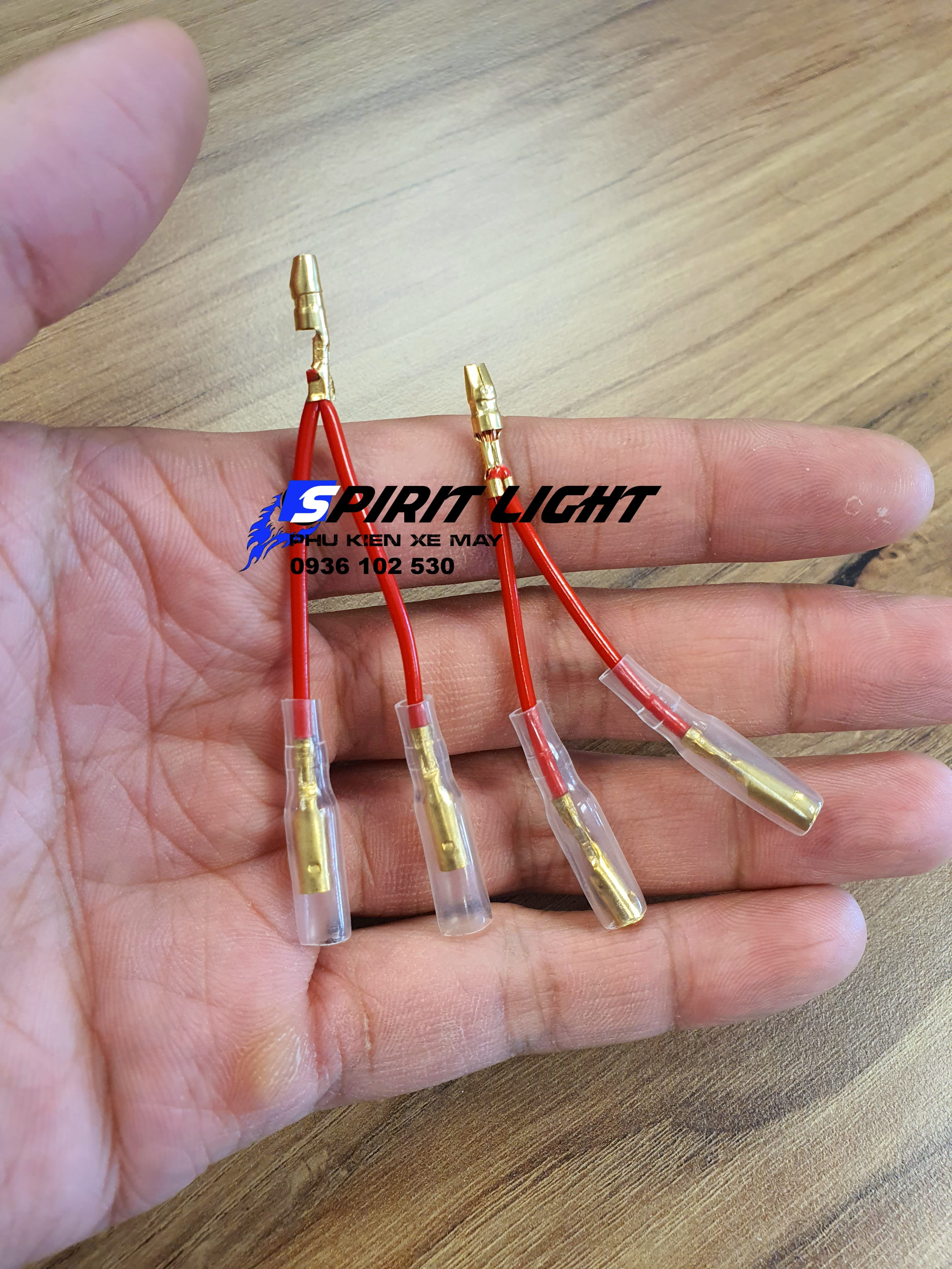 [Giá 1 cặp] Dây gom 2 về 1 gắn xi nhan Spirit Beast L14, L23,... cho Winner X, GSX, R15, MT15, Exciter, Ex150, Ex155 VVA