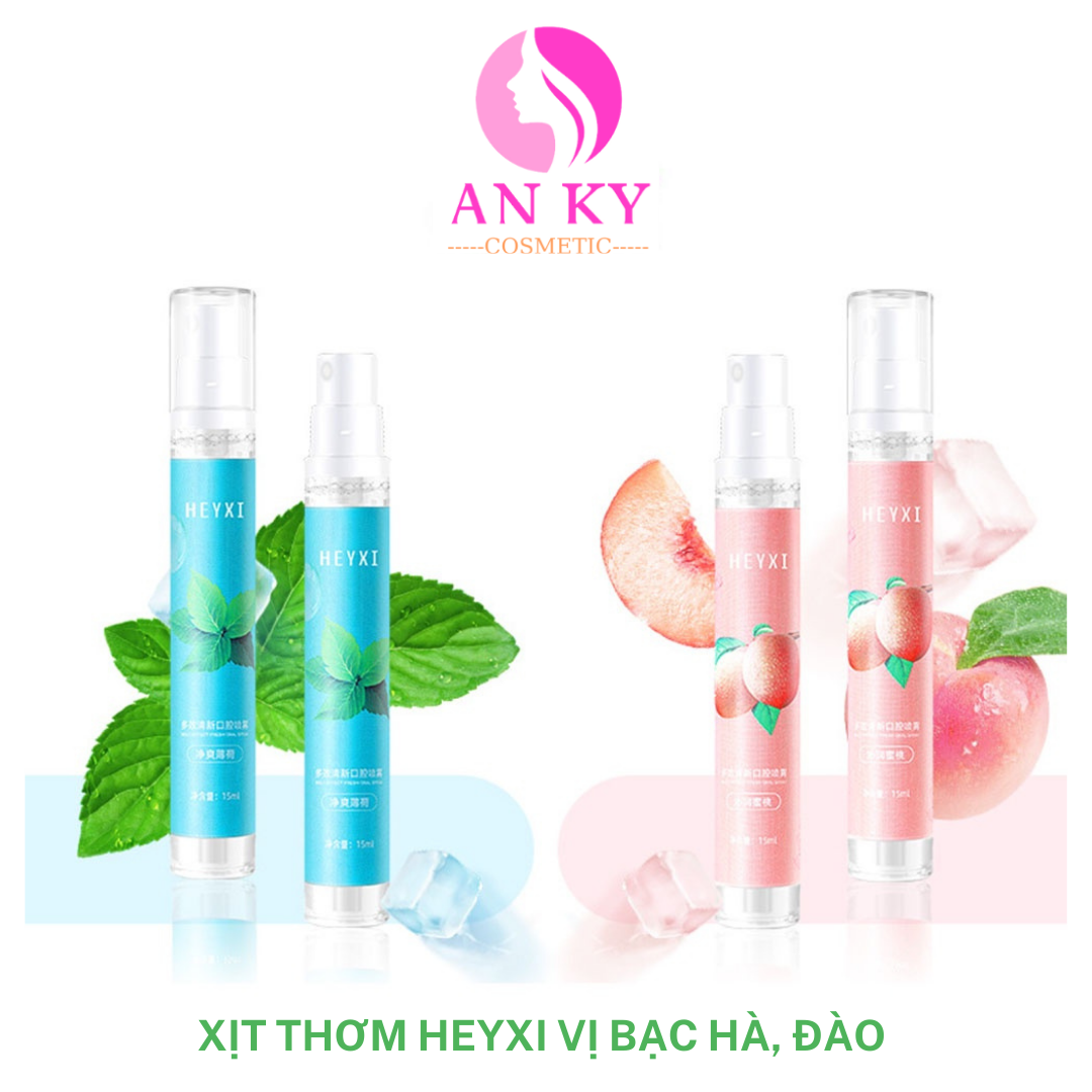 Xịt thơm miệng heyxi thơm mát 15ml