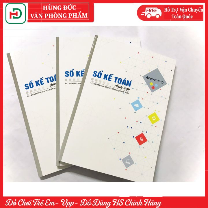 Sổ kế toán 200 trang hải tiến 3040