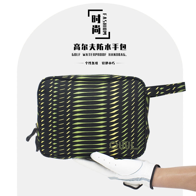 Korean version PEARLY GATESˉTitleist¯J.Lindeberg¯FootJoy¯Mizuno¯Azureway¯ Super value promotion ouul golf handbag portable grab bag storage bag waterproof nylon velvet lined large capacity