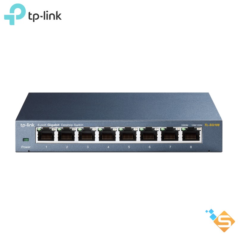 Bộ chia mạng hub để bàn 10/100/1000mbps tp-link gigabit switch 8 và 5 cổng tl-sg108d tl-sg105 tl-sg1008d - bảo hành chính hãng 2 năm