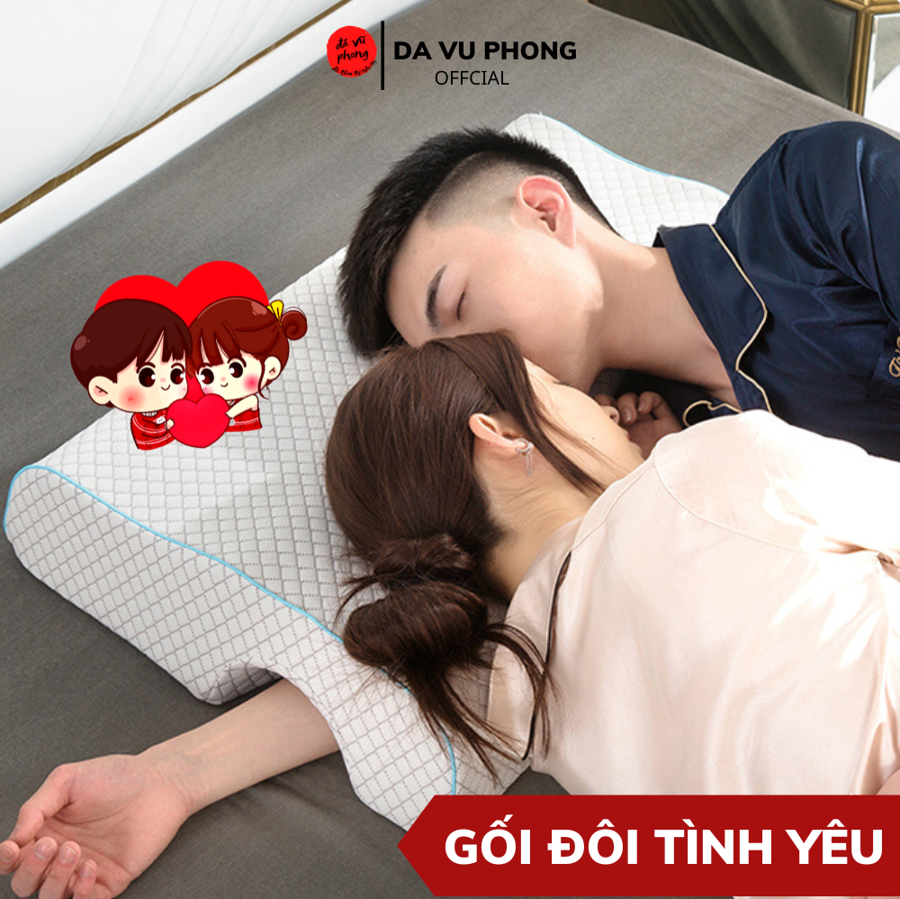 Gối kê tay,gối ngủ đôi tình yêu cho cặp đôi chống tê mỏi tay