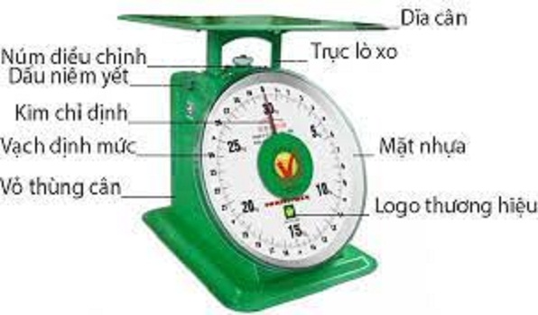 Cân đồng hồ nhơn hòa 30kg, bảo hành 12 tháng