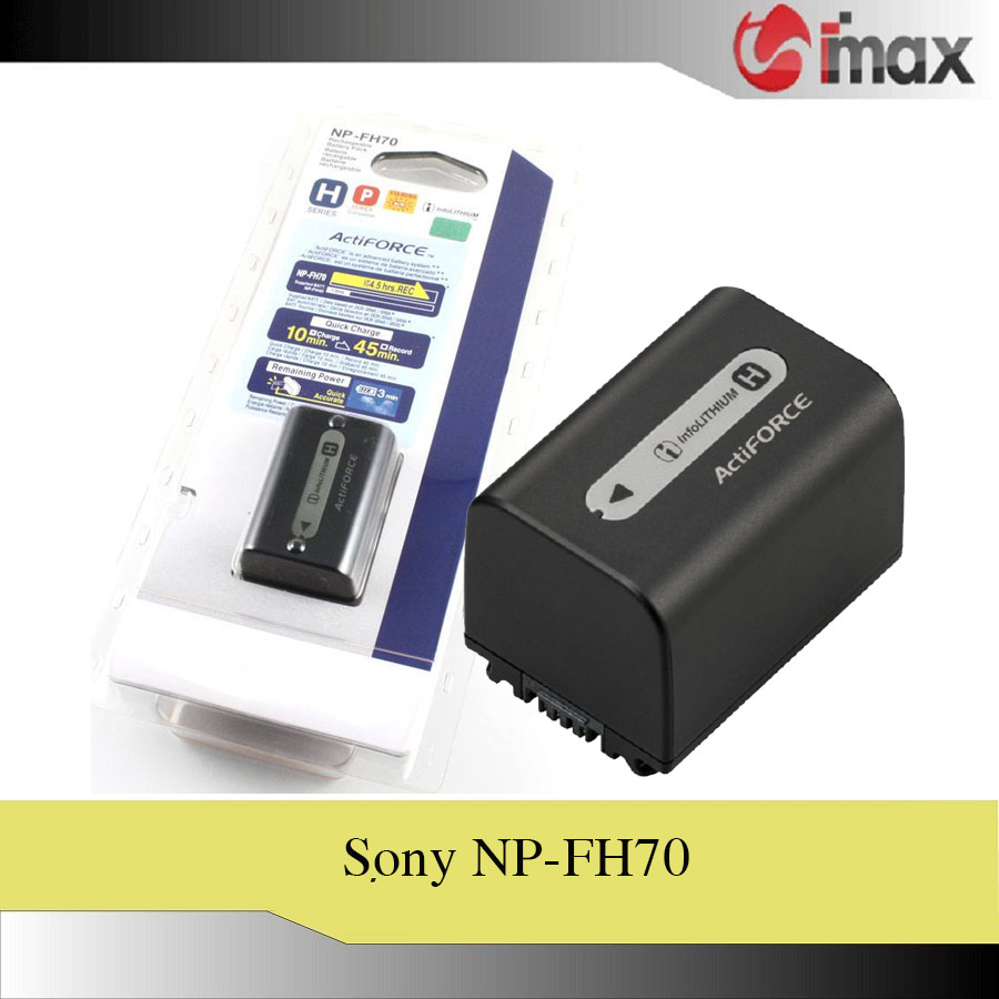 Pin thay thế pin máy ảnh sony np-fh70 - hàng nhập khẩu