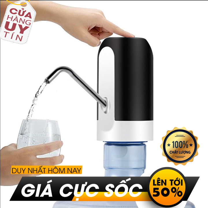 Vòi bơm nước tự động cho bình nước, vòi lấy nước sạc pin thông minh - vòi lấy nước tự động đầu cắm usb 016 - máy bơm nước tự động cho bình nước khoáng