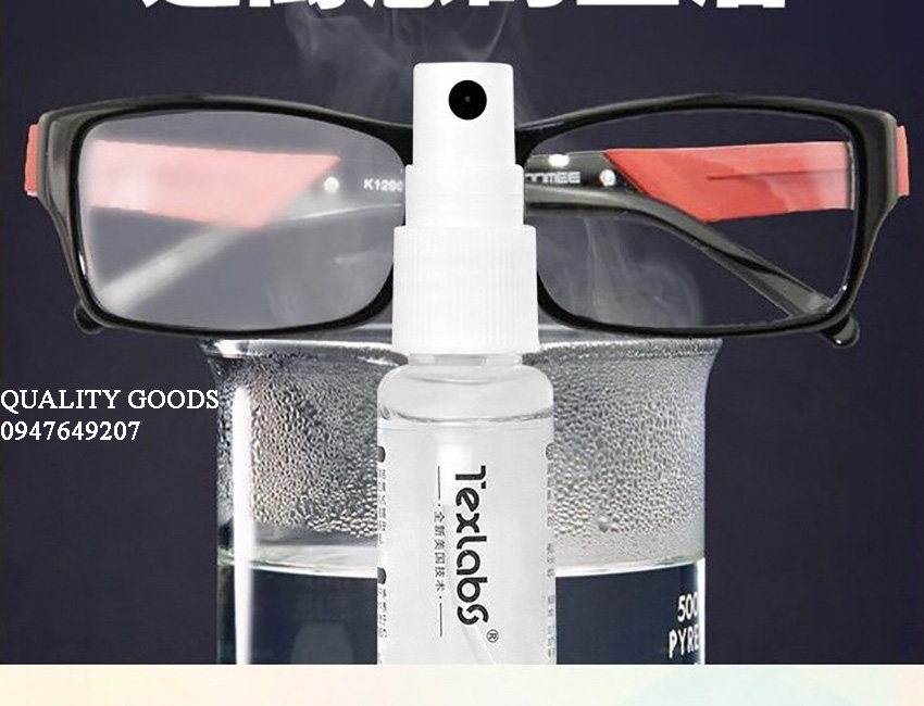 [HÀNG CHÍNH HÃNG] Mua 2 chai xịt TESLABS 20ml chống nước, chống phun sương mờ kính cận, kính bơi, các loại kính, các loại mặt gương - Quality Goods - {HÀNG CHẤT} Tặng khăn lau cực xịn chuyên dùng lau kính