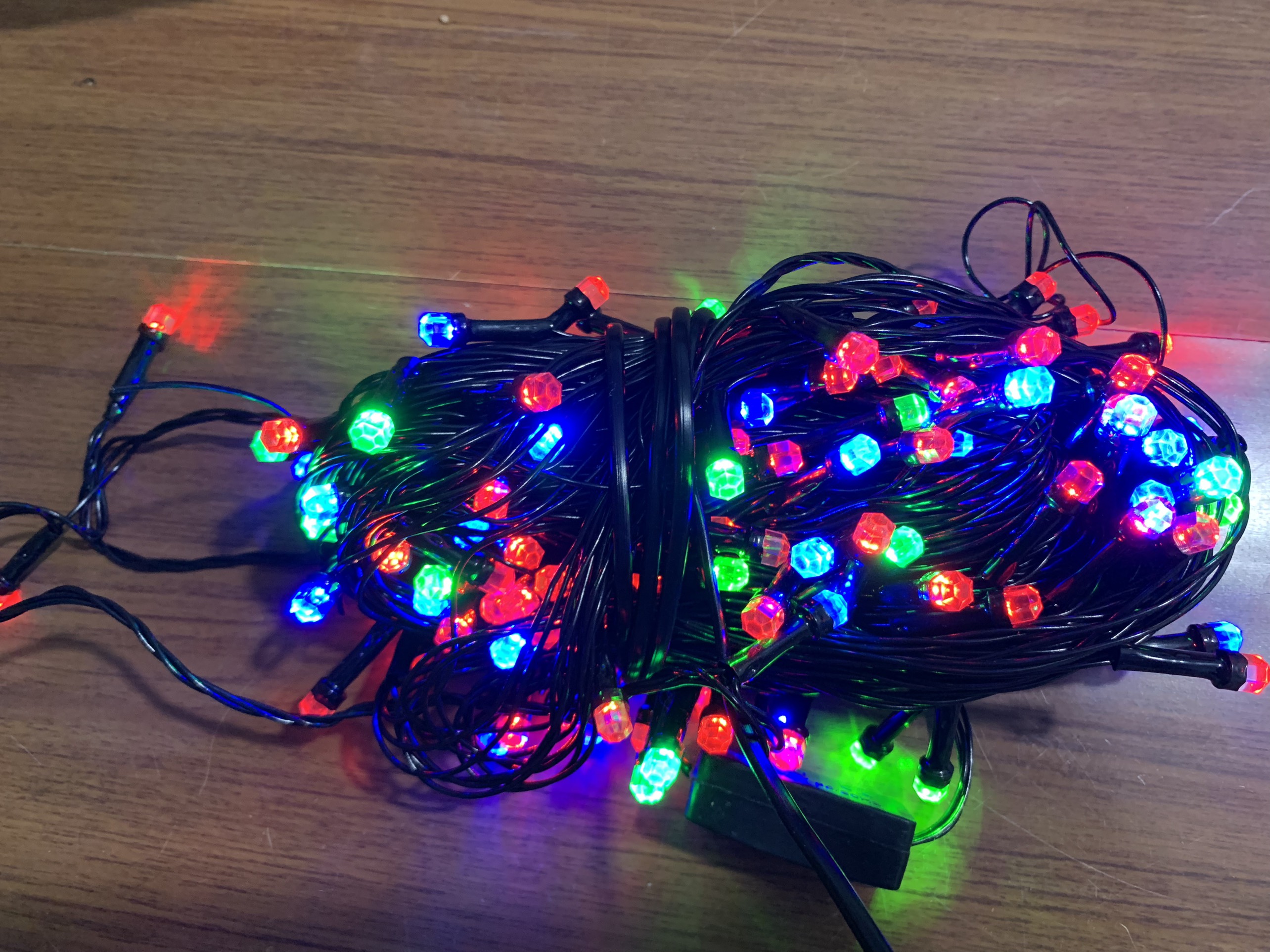Dây đèn led trang trí 5 mét/ 10 mét / 20 mét lục giác đủ - màu vàng -derco trang trí tết, noel