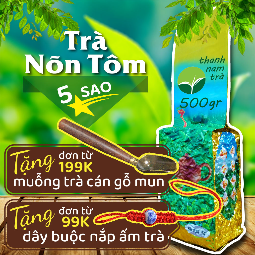 Trà nõn tôm 5 sao 500g chè Thái Nguyên Tân Cương trà xanh đặc sản trà bắc trà mạn, bảo hành 6 tháng đổi trả