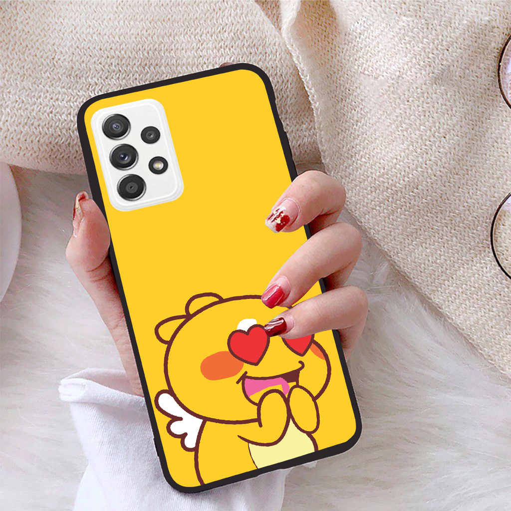 Ốp lưng icase dành cho samsung galaxy a52 viền dẻo tpu bst khủng long lai ong