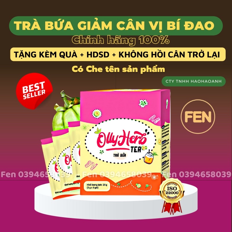 Emoslim detox trà bứa vị bí đao by fen / olly herb emo milk