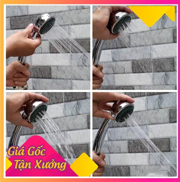 [HCM]Vòi hoa senvòi sen tắmbộ hoa sen tắm 4 chế độ WaterA