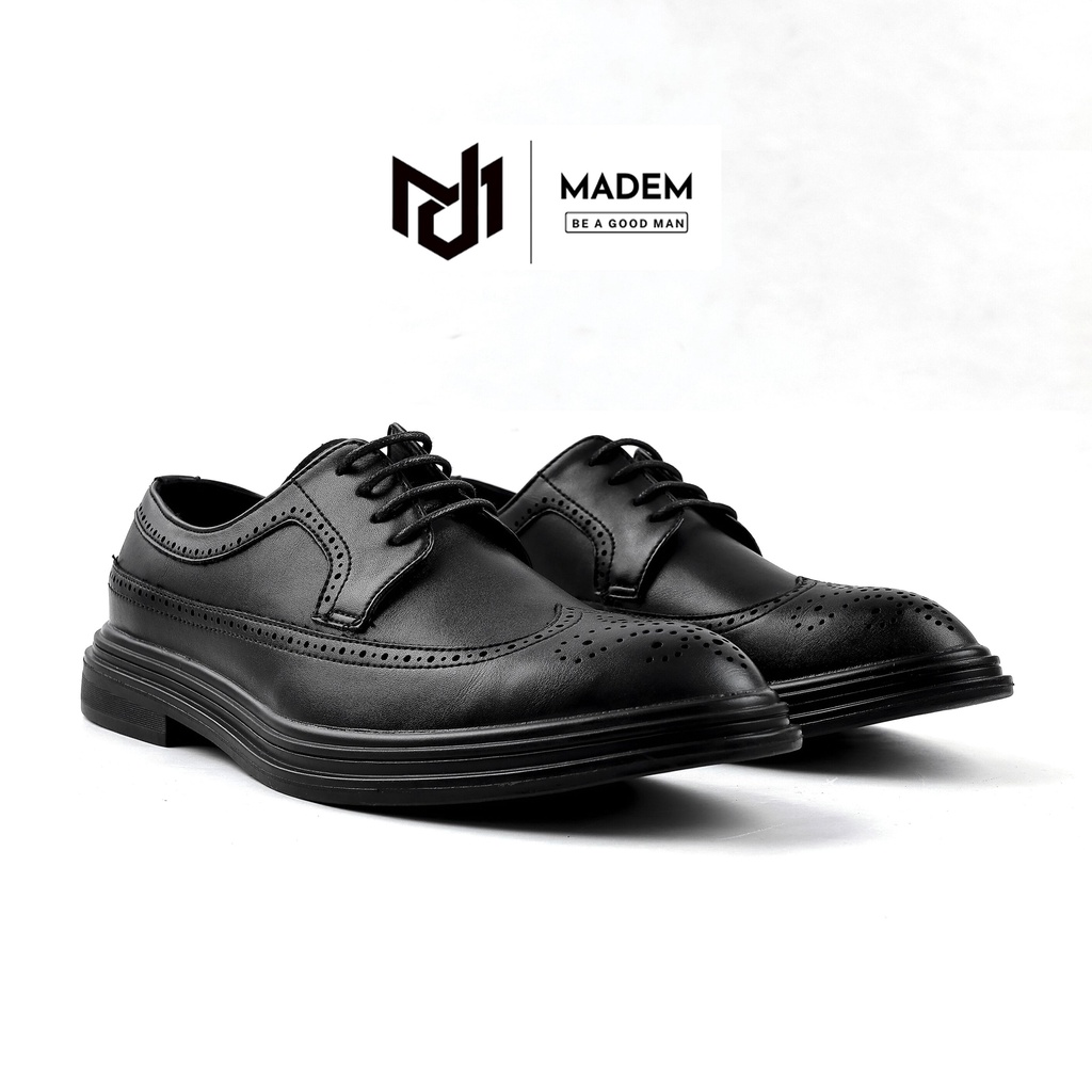 Giày nam MADEM cổ thấp LN6 da bò Nappa hơi hướng cổ điển