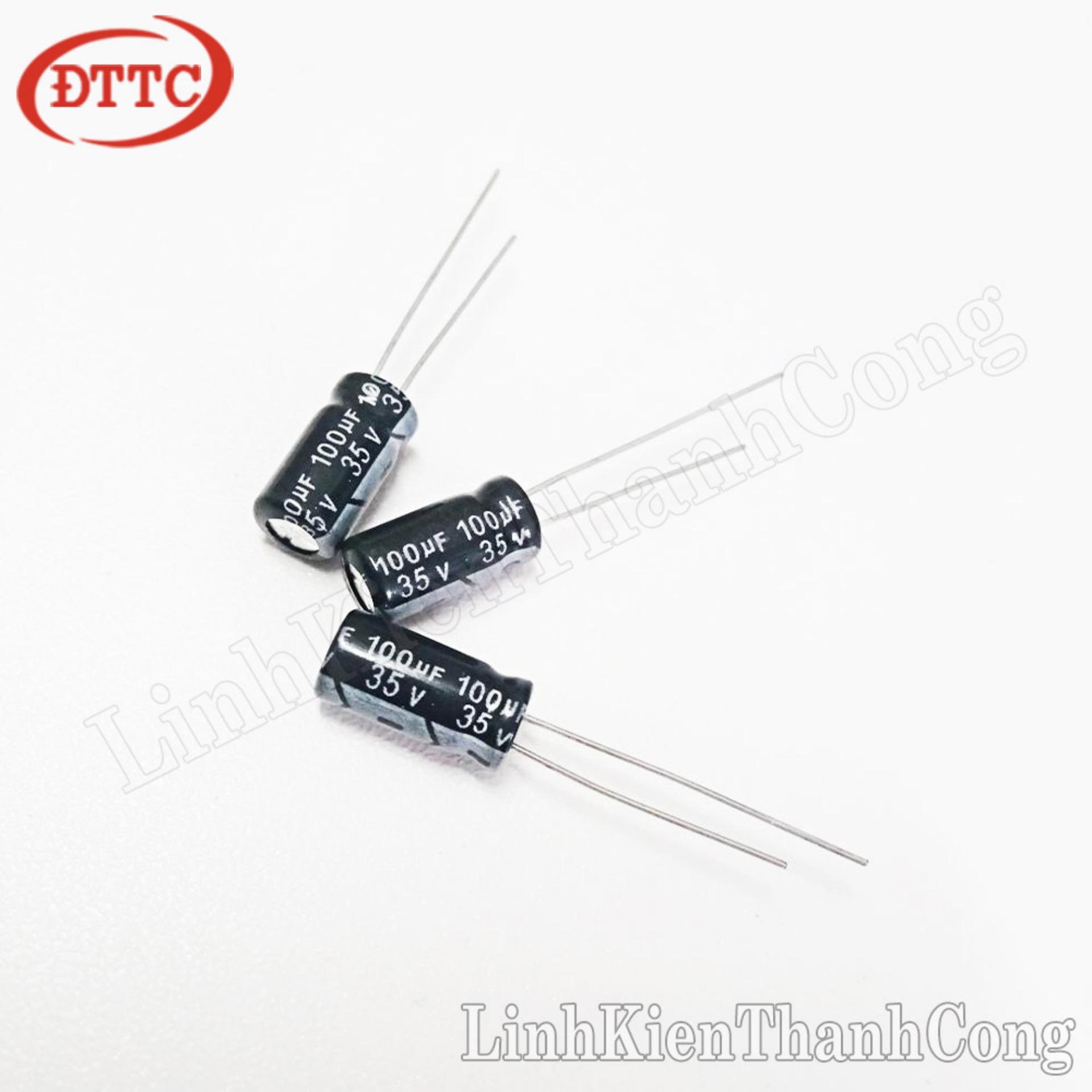Bộ 2 Chiếc Tụ hóa 100uF 35V (6x11mm)