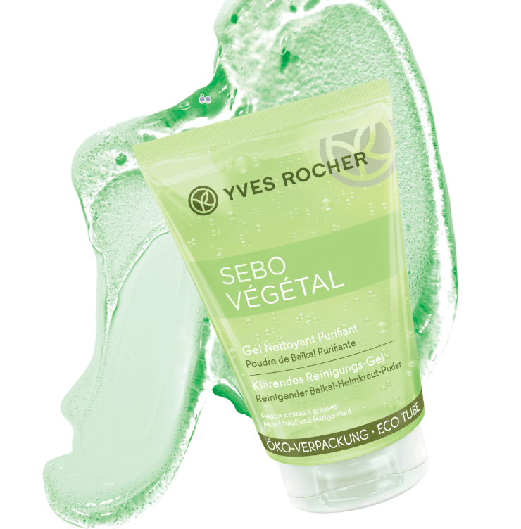 Sữa rửa mặt yves rocher sebo vegetal gel 125ml
