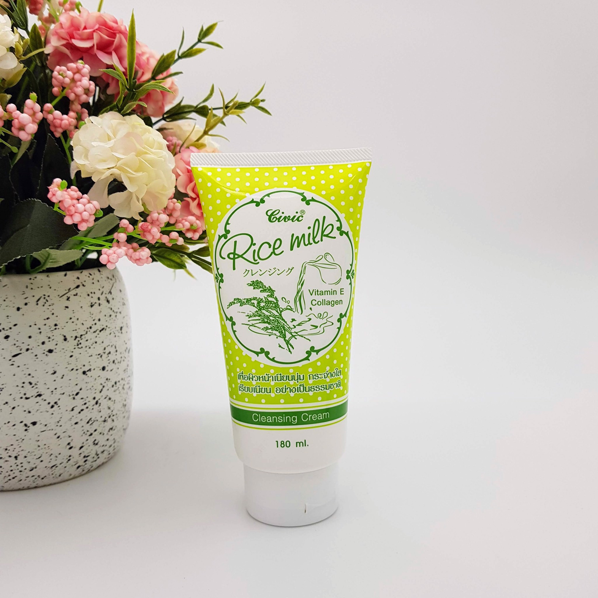 [HCM]Sữa Rửa Mặt Gạo Thái Lan Civic Rice Milk 180ml