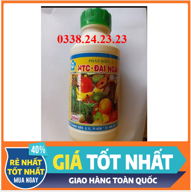 Phân bón HTC Đại Ngàn giúp chín trái đều, đồng loạt HPC 97-500ml có quà tặng kèm