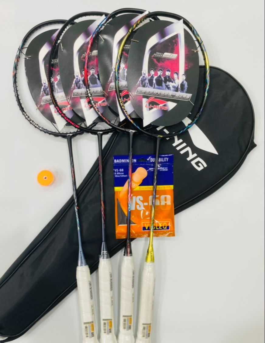  Vợt Cầu Lông Lining Axforce 100 90 80 70 Khung Cacbon Lực Căng Max 13kg Tặng Công Căng Vợt + Bao Đựng Vợt + Quấn Cán 