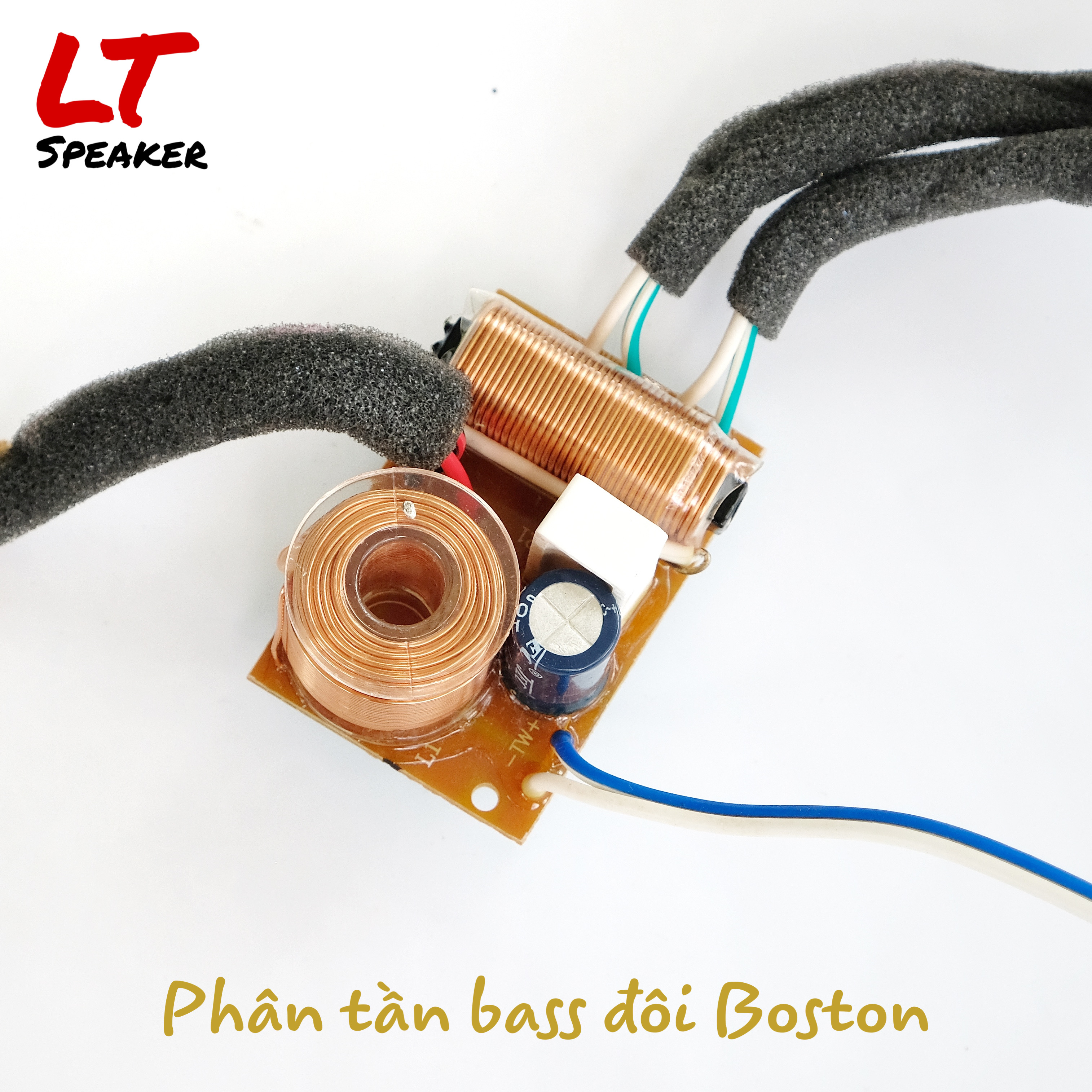 Phân tần 2 đường tiếng tháo loa Boston Mỹ - Bass đôi 2 bass 1 treble