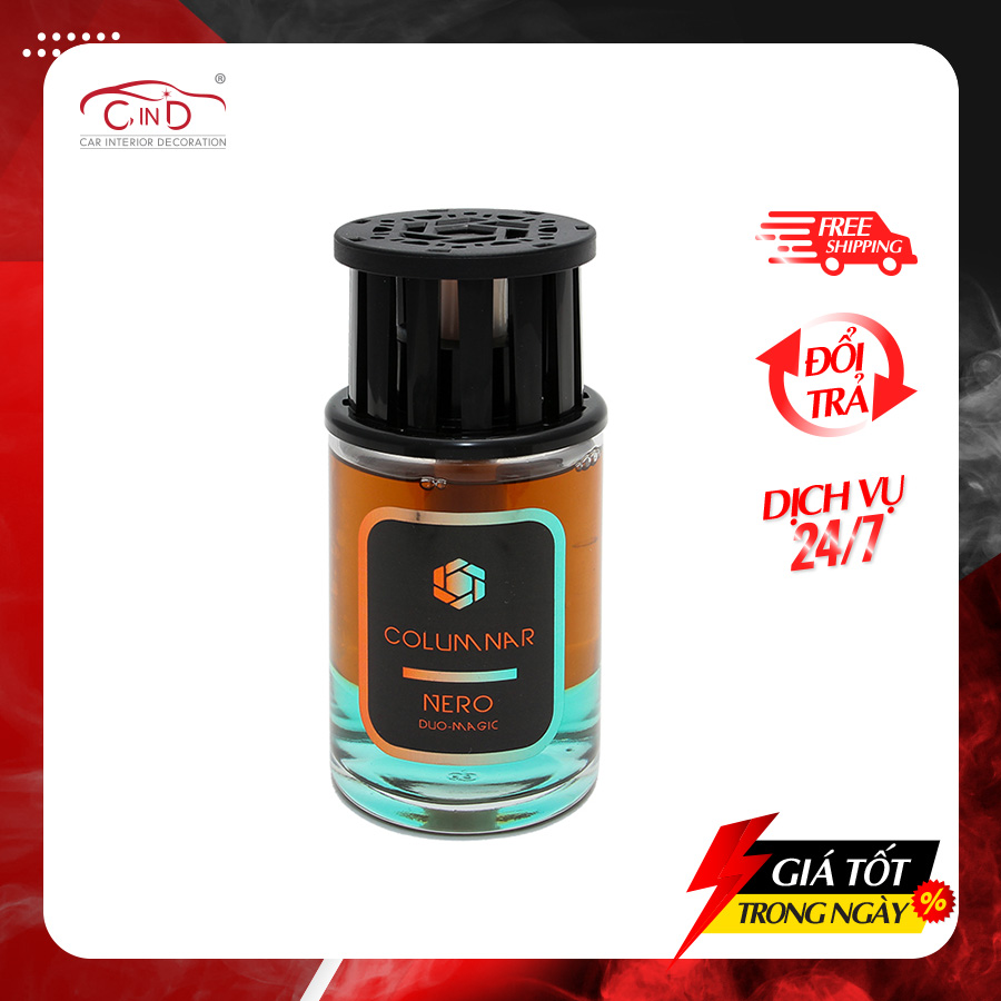 Nước hoa ô tô air-q nero duo-magic columnar no305-3 musk 160ml - nhập khẩu chính hãng