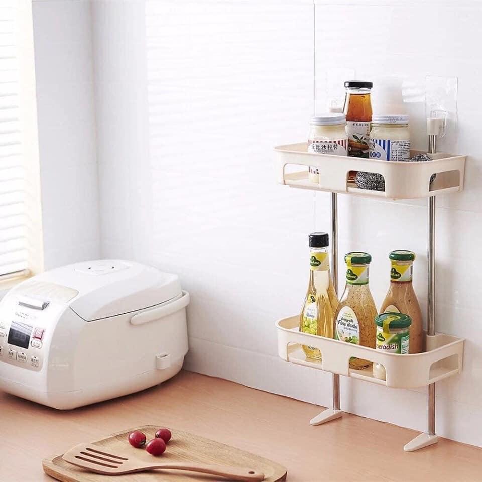 KỆ ĐỂ ĐỒ DÙNG: DẦU GỘI, SỮA TẮM,... TRONG NHÀ TẮM HÚT CHÂN KHÔNG 2 TẦNG, KE DE DO DUNG: DAU GOI, SUA TAM,... TRONG NHA TAM HUT CHAN KHONG 2 TANG