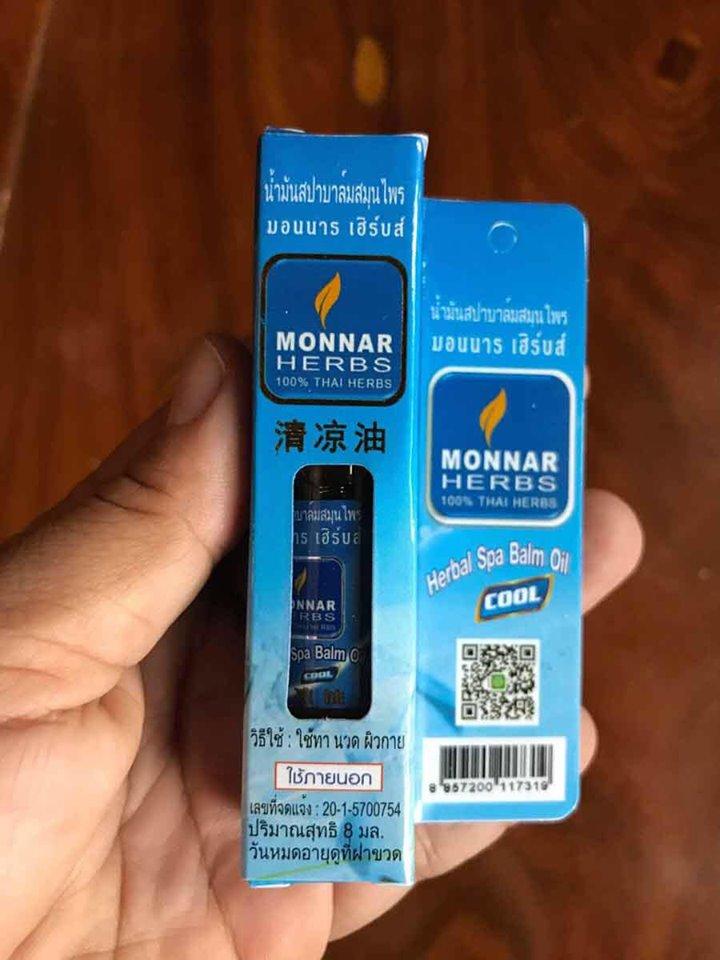 Dầu Thảo Dược Thái Lan Monnar Herbs Cool Balm