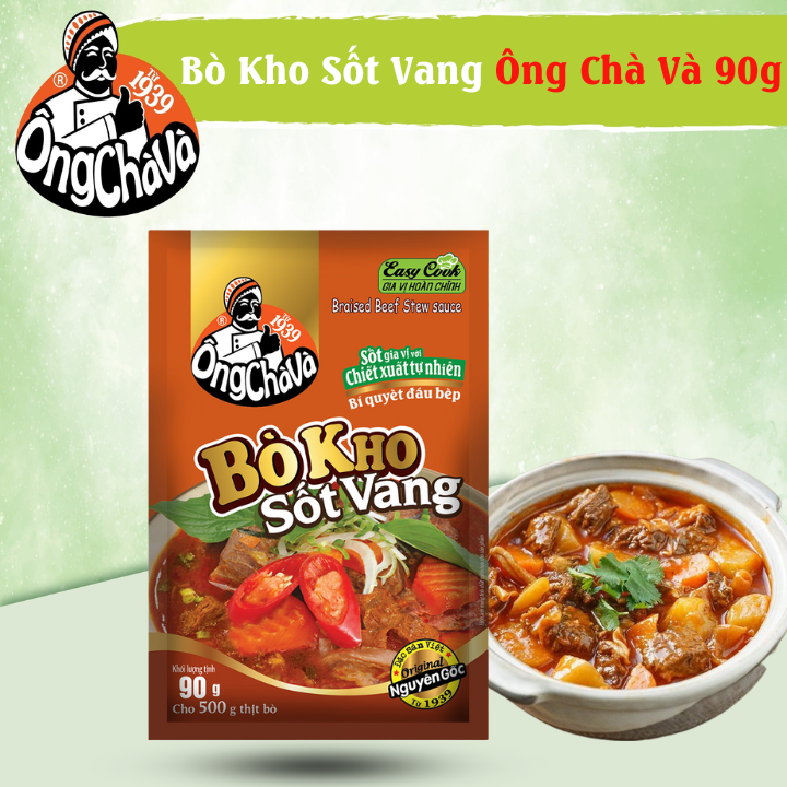 Sốt bò kho sốt vang ông chà và 90gr