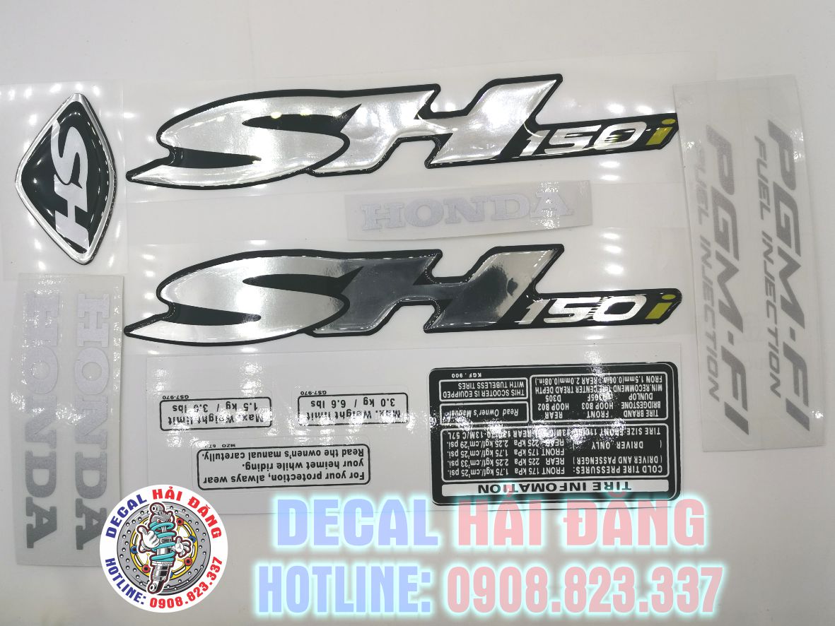 Tem sh 150i zin nổi
