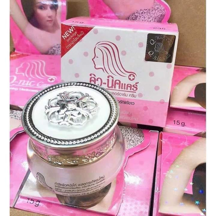 Kem giảm thâm nách, mông q nic care thái lan chính hãng 15g hiệu quả 7 ngày