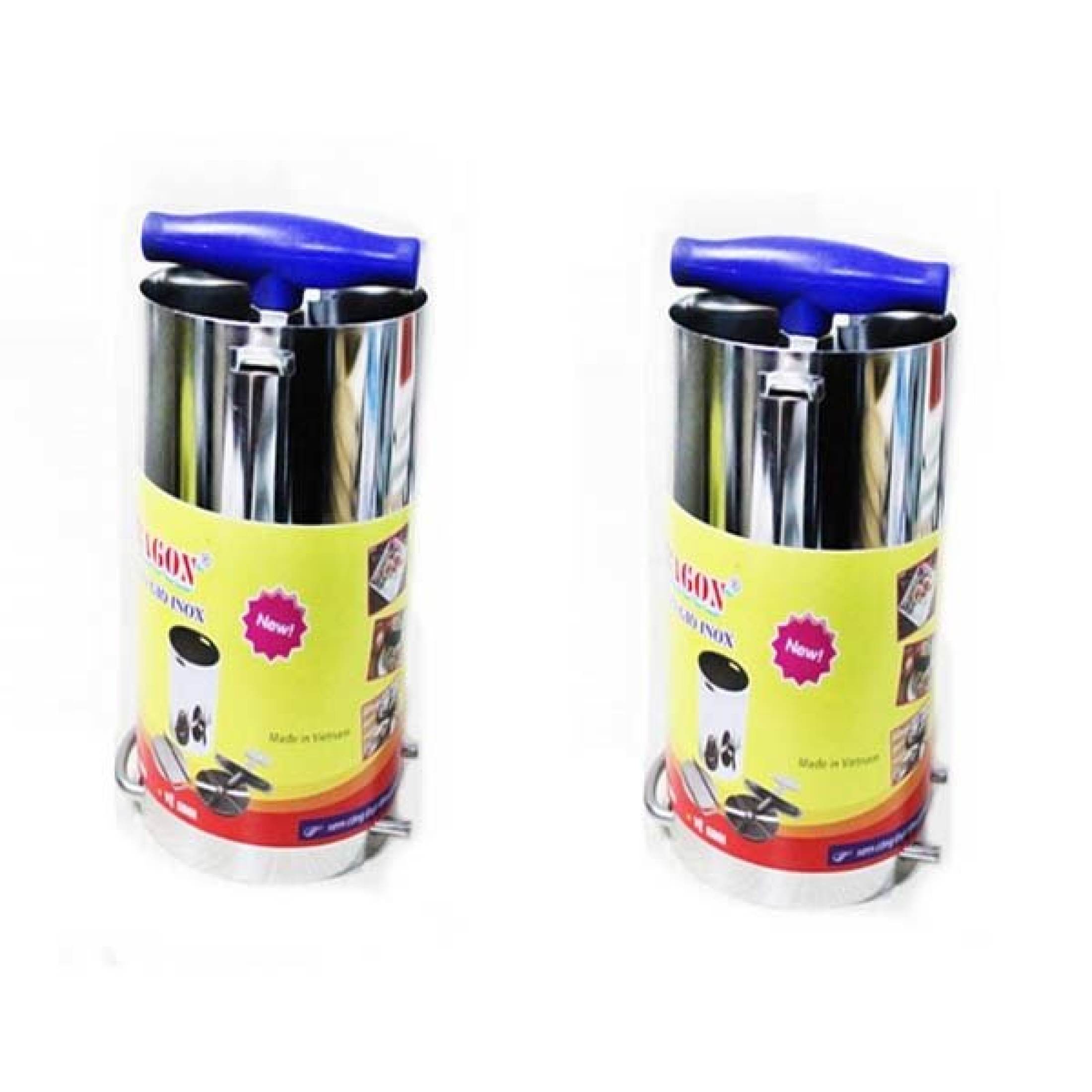 Bộ 2 khuôn inox 1kg làm giò chả dragon