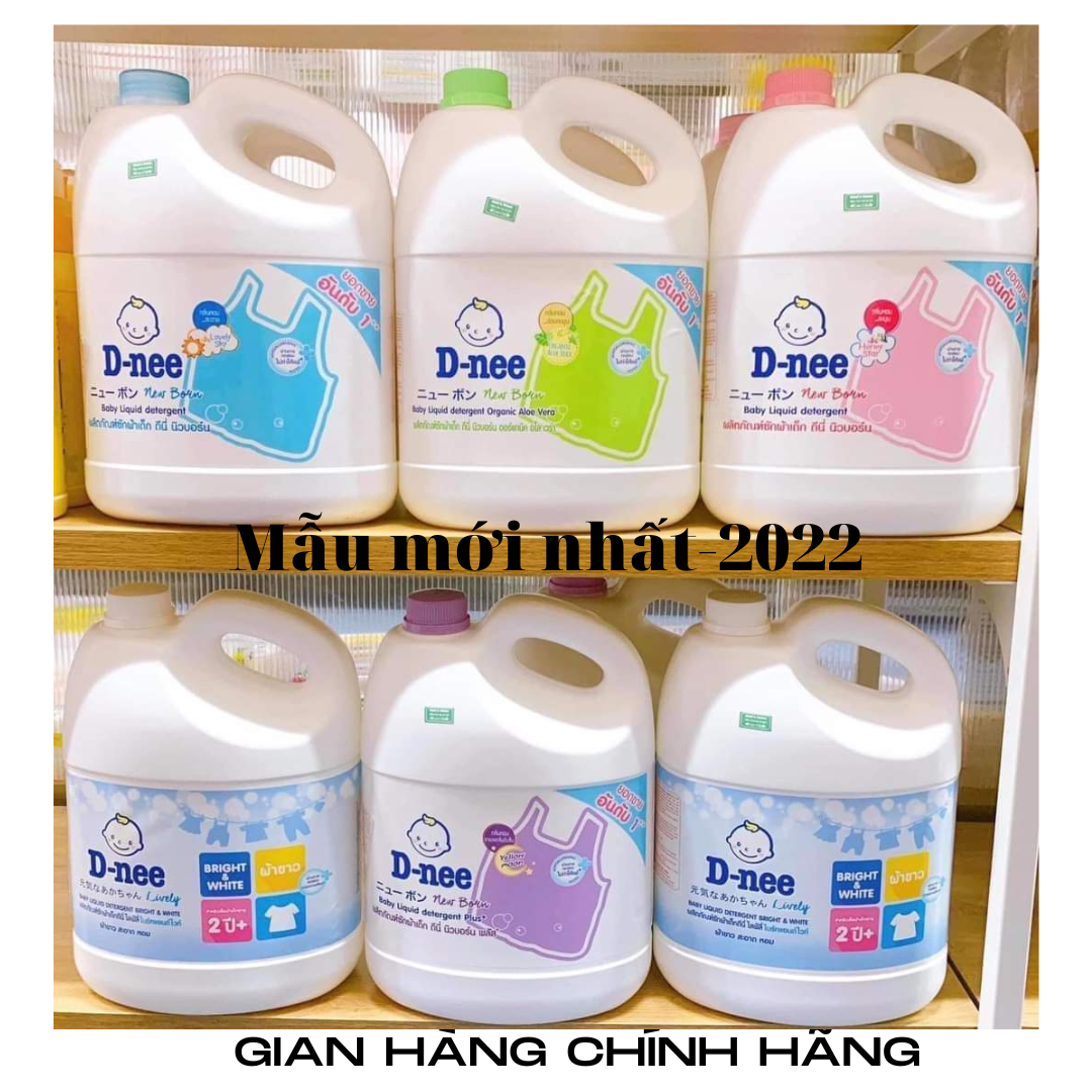 Nước giặt dnee thái 3000ml đủ màu, dnee xanh dương, dnee tím, dnee hồng, dnee xanh lá, dnee trắng