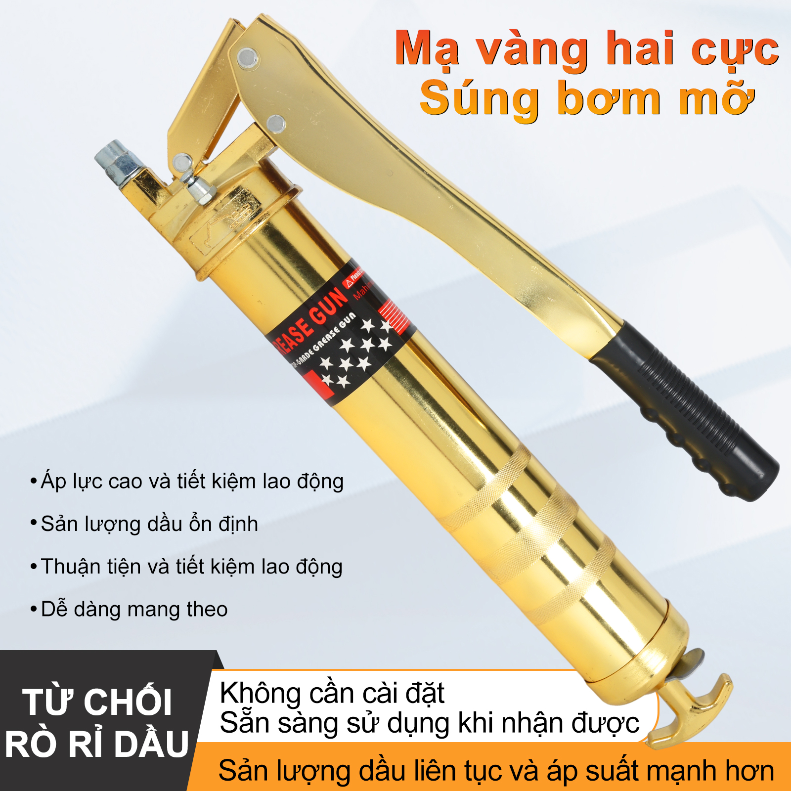 BH 12 THÁNG - Bơm mỡ bò 2 ty 900cc ,Bơm mỡ bò bơm mỡ bò bằng tay bơm mỡ xe tải bơm mỡ máy xúc bơm mỡ hơi bơm mỡ bò thùng phuy bơm mỡ bò