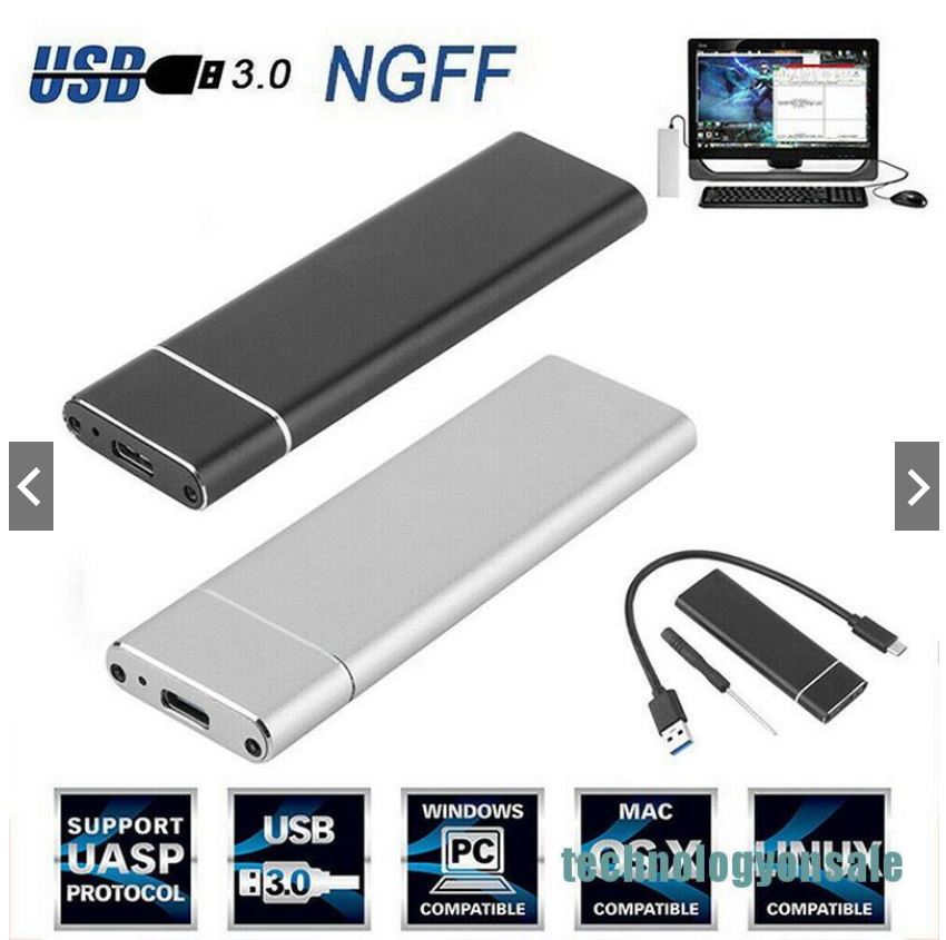 Hộp đựng ổ cứng ssd m.2 ngff 6gbps sang usb 3.0