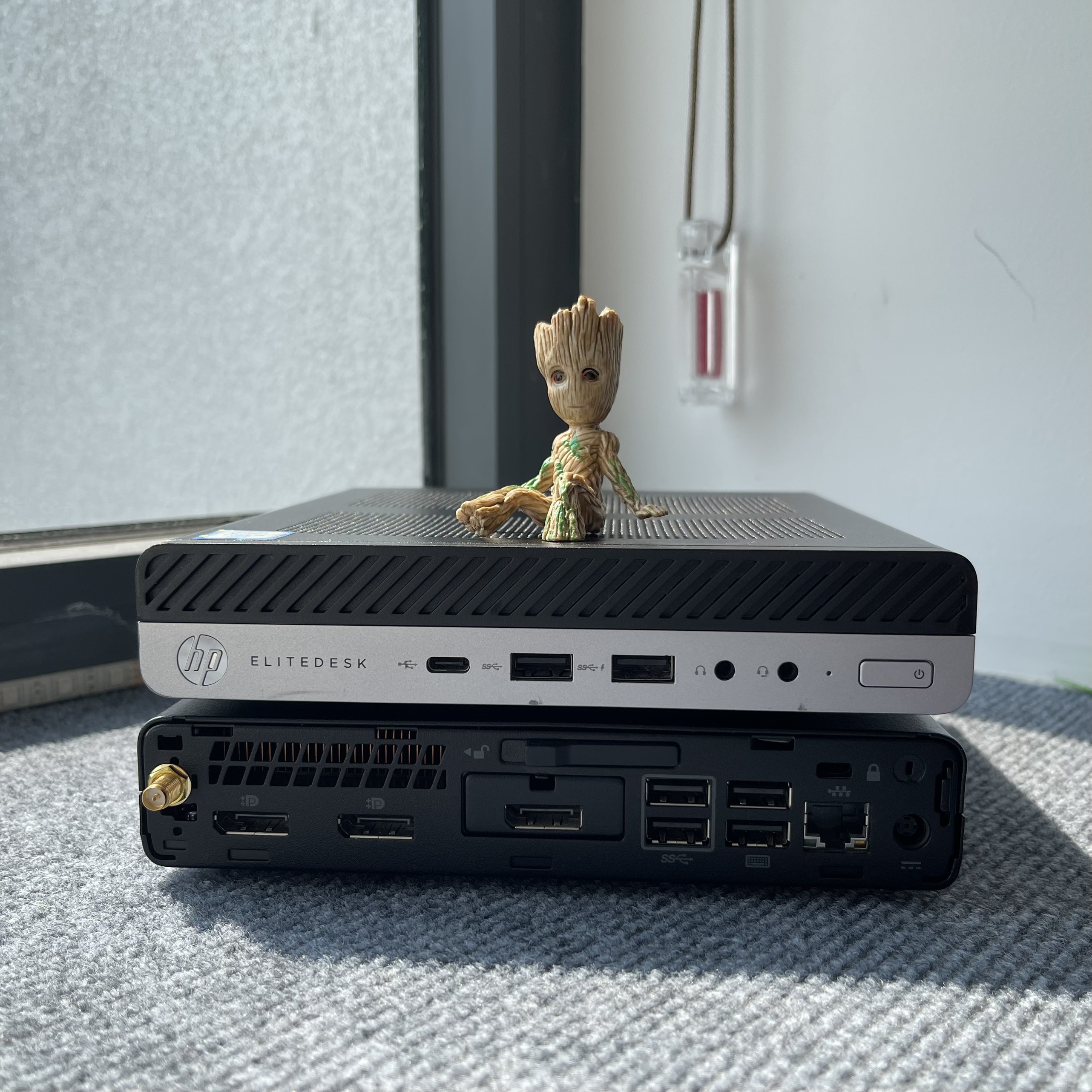 Máy tinh mini hp elitedesk 800 g3 65w cpu intel i5 i7 gen 6/7 wifi bluetooth adapter